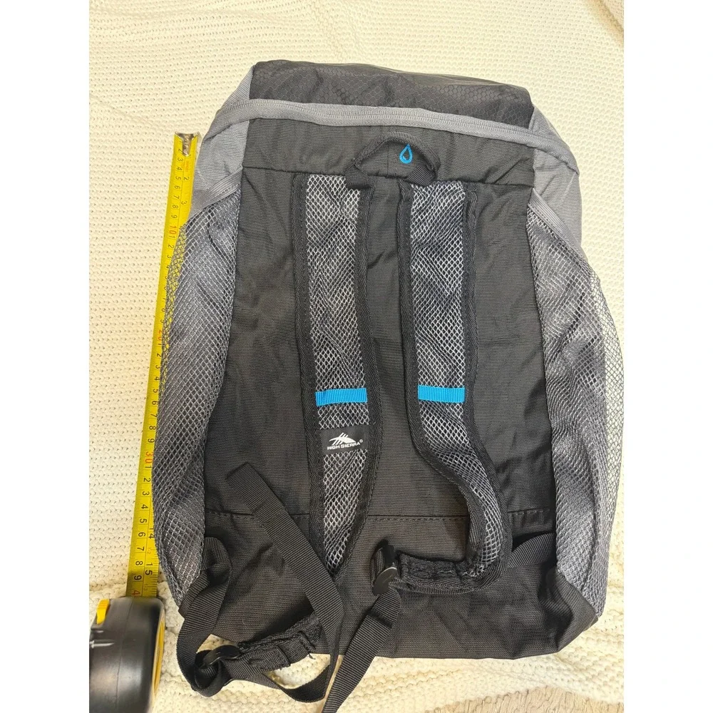 High Sierra Packable Backpack Black Grey Blue Lightweight Hiking Travel Daypack